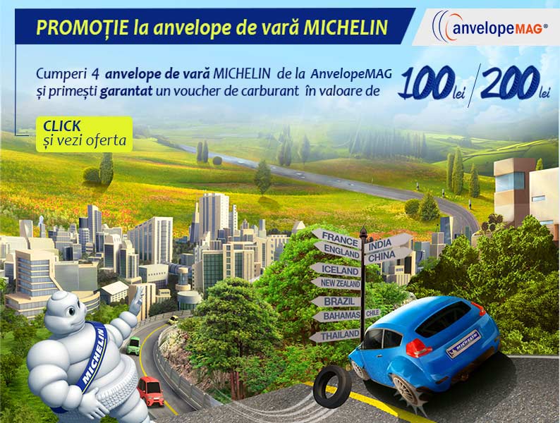 Promotie anvelope de vara Michelin